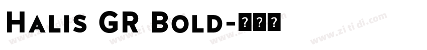 Halis GR Bold字体转换